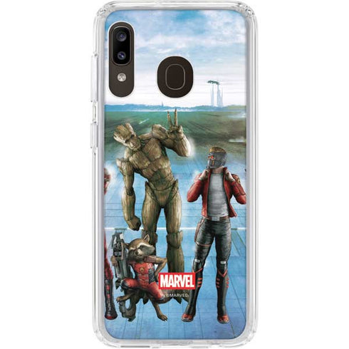 Marvel Guardians of the Galaxy Hero Squad Galaxy A20 Clear Case